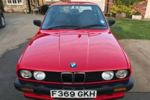 1989 BMW E30 316I 14600 MILES FROM NEW (ZINNOBAR RED) Photo