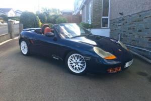 Porsche Boxter 1999 2.5 Manual Dark Blue with Red Leather Interior Photo