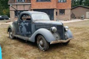 1936 ford 3 window coupe restoration project