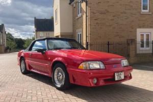 Ford Mustang 5.0 V8 GT Fox Body Convertible / low mileage / 37 Service invoices Photo