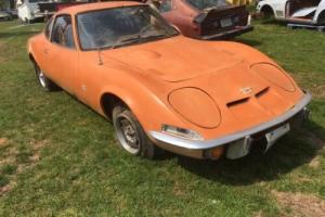 1970 Opel GT -A- L  Manual Californian import LHD  For Restoration Classic car