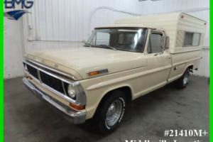 1970 Ford F-100 Ford F-100 Vintage Truck Camper Special Photo