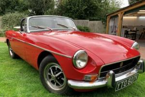 1971 MGB Roadster finished in Tartan red O/D excellent condition solid MOTed Photo