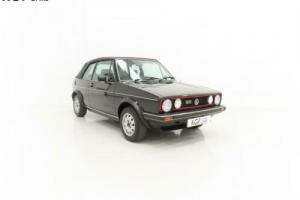 An Outstanding Mk1 Volkswagen Golf GTi Convertible with Only 23,605 Miles