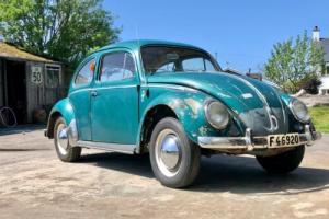 1958 VW Beetle 1200. Barn find. Swedish Import. Very original project.