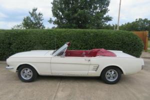1966 Ford Mustang Convertible w/ Power Brakes/ Top/ Steering & AC Photo