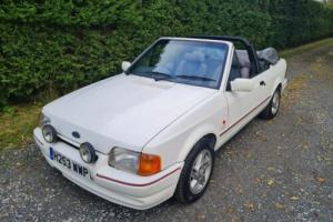 1991 ford Escort XR3i Cabriolet / Convertible, Genuine 67,000 miles,Long MOT, RS