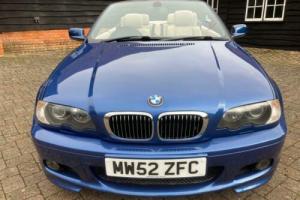 BMW 330 3.0 auto 2002 Ci M Sport CONVERTIBLE VERY RARE 49000 MILES ONLY