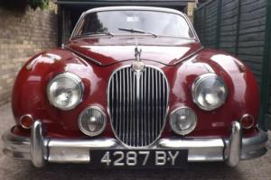 1960 Jaguar 3.4 MK2 Automatic, Dark Red / Maroon, Red Interior for Restoration Photo