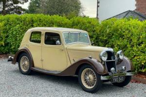 1936 Riley Merlin 12/4 1.5 Saloon Pre Selected Gearbox Classic Car Photo