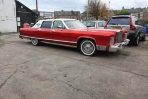 1977 LINCOLN CONTINENTAL  V8 AUTOMATIC 27000 MILES TOWN CAR 1 OWNER