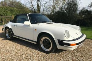 1983 PORSCHE 911 3.0 SC CONVERTIBLE - STUNNING EXAMPLE - VERY RARE SEMI AUTO