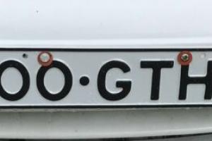 Ford Gt ..00-GTHO number plates on  regoed Hyundai Photo