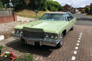 Cadillac Coupe Deville 1974 very low milage 7.7Ltr V8 Classic.