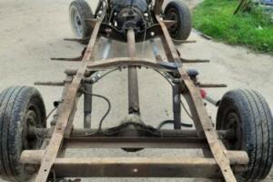 FORD F1 PICKUP CHASSIS AND FLAT HEAD V8 ENGINE. UK REGISTERED