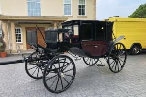 2016 Mendyka Glasslandauer Glass Fronted Wedding Carriage 2 Horse Immaculate
