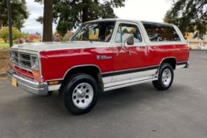 1986 Dodge Other Ramcharger Royal SE 4X4 Photo