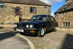 The only Lapis Blue 1983 BMW E28 520i 5 series saloon in the UK Photo