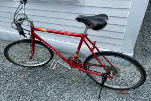 Vintage Peugeot Orient Express Mountain Bike, classic red/yellow styling, 1986 Photo