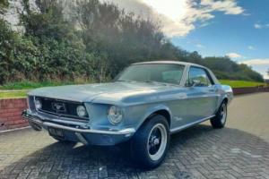 1968 Ford Mustang "C" Code 289 V8 Automatic Silver Blue With High Specification