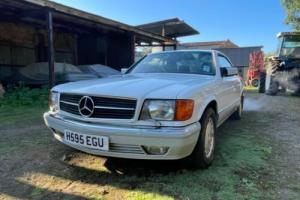 Mercedes 500 SEC C126 coupe very low mileage Japanese import