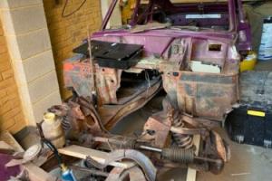 Triumph GT6 MK3 restoration project. Photo