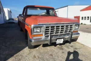 Ford F100 pickup 1979  American left hand drive in Menorca Spain