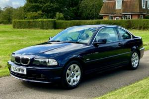Exceptional 2001 BMW 320Ci SE manual with FSH and only 63K miles