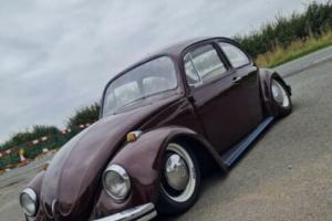 Fully restored 1975 Volkswagen Beetle on Limebug Air Suspension Photo