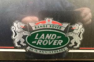 20th Aniversary LHD Classic 2 Door Range Rover
