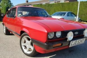 1982 FORD CAPRI MK3 5 SPEED LOW MILES JUST 44K WITH HISTORY TOTALLY STUNNING