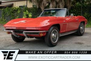 1965 Chevrolet Corvette Stingray Convertible 327ci Photo