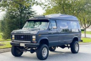 1987 Ford E-Series Van Econoline No Reserve! Quigley Camper Van 4x4 Photo