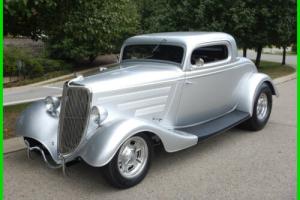 1934 Ford coupe hot rod custom 3 window ford v8