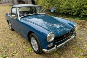 MG Midget, 1971, Teal Blue, Built on New Heritage shell between 1996-97