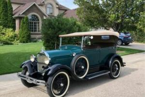1928 Ford Model A leather