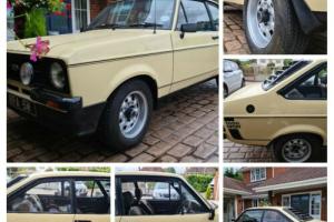 Ford Escort Mk2 1600 sport 2,300 miles from new!