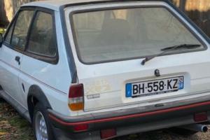 Ford Fiesta XR2 Barnfind white LHD French registered Photo