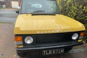 Range Rover classic 1974 V8 manual RHD historic tax mot heritage certificate