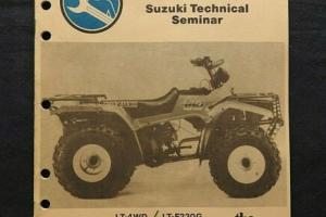 1986 SUZUKI "NEW MODEL LT-4WD LT-F230G ATV ALL TERRAIN TECHNICAL UPDATE MANUAL
