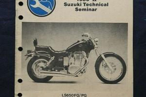 1986 SUZUKI "NEW MODEL 650 LS650FG LS650PG MOTORCYCLE TECHNICAL UPDATE MANUAL