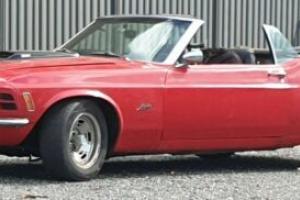 Mustang Red Convertible 1970