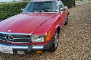 Mercedes sl450  v8 auto 1979 rust free project lhd convertible Photo