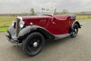 1935 Morris 8 Tourer. Finished in Maroon with red leather interior Photo