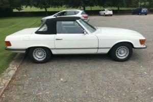 Mercedes R107 SL White, 1975, only 60,000 miles, automatic Photo
