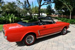 1965 Ford Mustang Convertible 289ci/225hp 4 Speed Power Steering 14k Miles Photo