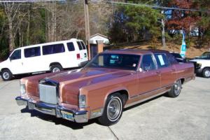 1978 Lincoln Continental 67K TOWN CAR RARE MOONDUST APRICOT COACH ROOF LEATHER