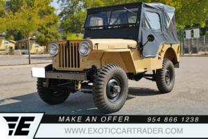 1948 Willys CJ2A Complete Restoration 800 Miles