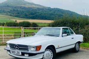 1987 MERCEDES-BENZ 500SL R107 ARCTIC WHITE, DESIRABLE LATE MODEL GALVANISED CAR for Sale