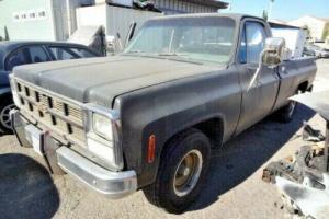 1980 GMC Sierra 1500 Classic Project Truck OLDS Rocket 350 ESTATE! ASIS Photo